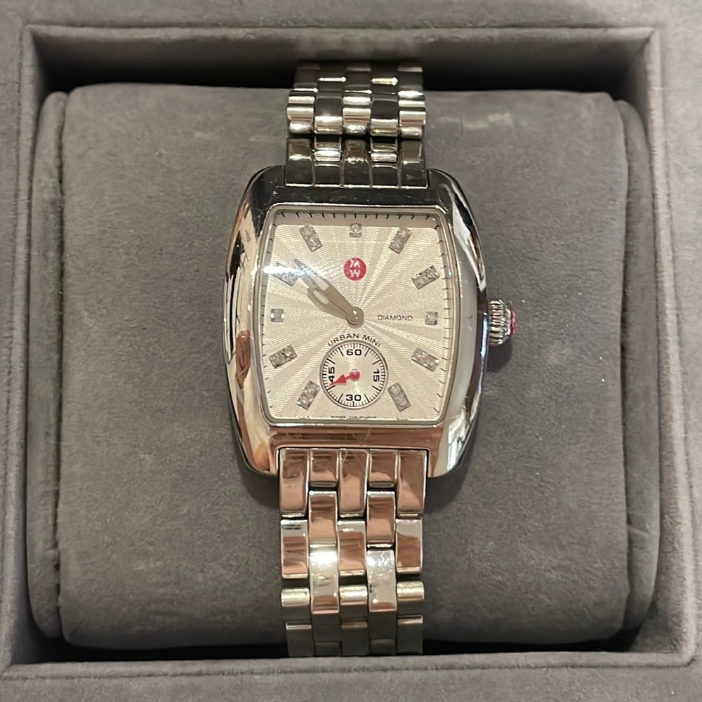 Authentic Michele Mini Urban with Diamonds